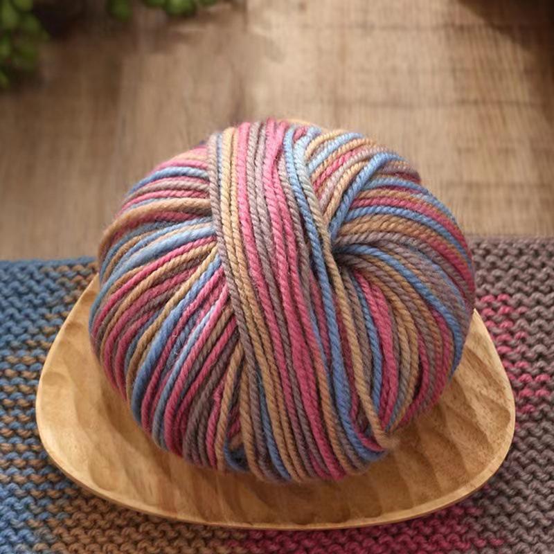 Product Introduction of 50g/Roll Sequin Mohair Yarn Soft Warm Baby Wool Crochet Yarn DIY Handmade Knitting Sweater Shawl Hat Bag Thread Sewing Supplies 30