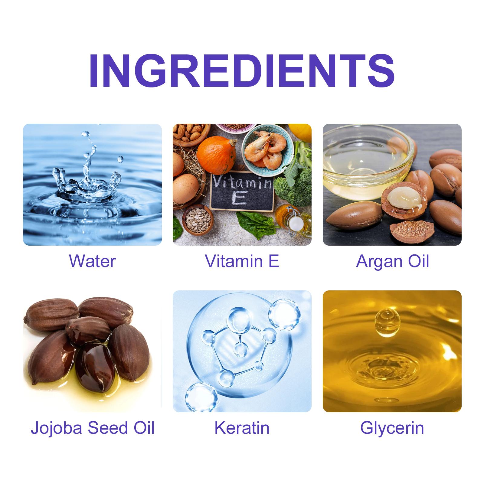 Masker Rambut Ungu EELHOE Melembapkan Ujung Rambut Terbelah, Rambut Kering Perm, dan Masker Melembapkan Rambut Halus Conditioner Vitamin Haircare Shampoo Perawatan Ketombe Kutu