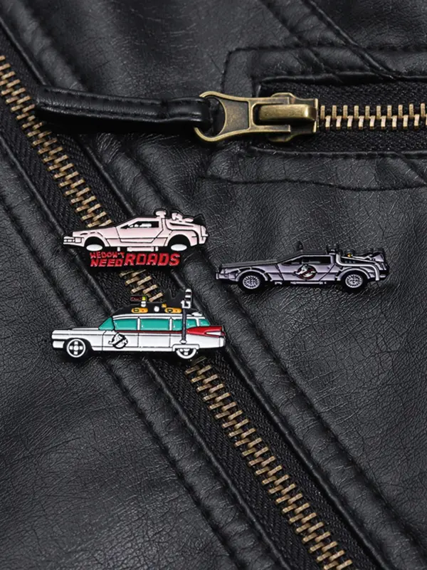 Cartoon Car Design Brooch, Cute Car Design Brooch, Fashionable Clothes Accessories for Men & Women, Trendy All-match & Exquisite Brooch for Birthday Gift 4