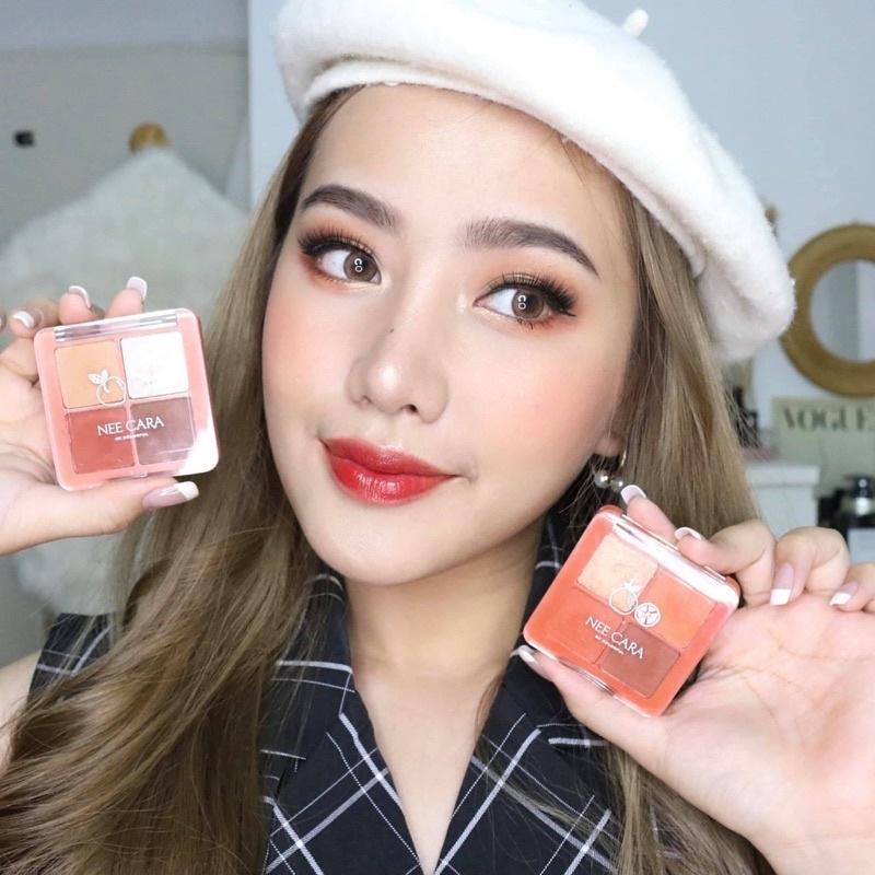 Bảng Màu Mắt 4 Ô Nee Cara Mini Fruit 8 Lựa Chọn Màu Hot Trend N319 2