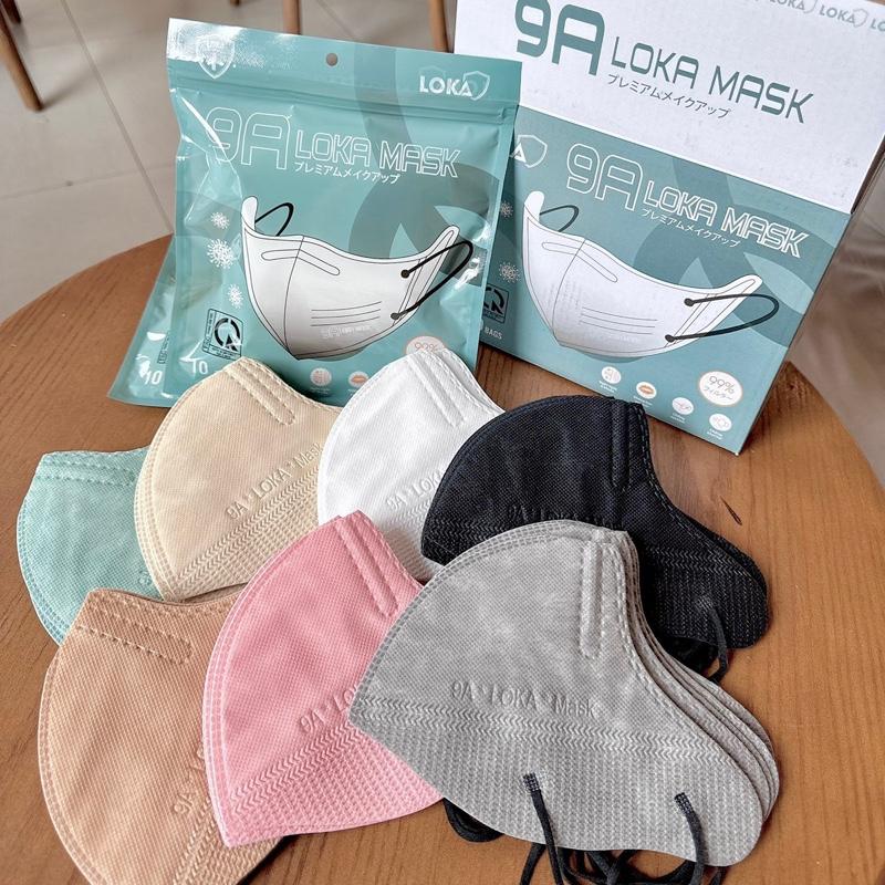 Combo 300 chiếc 9A tặng 30c 5D Khẩu Trang 9A LOKA MASK- 4 Lớp Kháng khuẩn- chống nắng toàn diện độ che phủ rộng ôm trọn khuôn mặt
