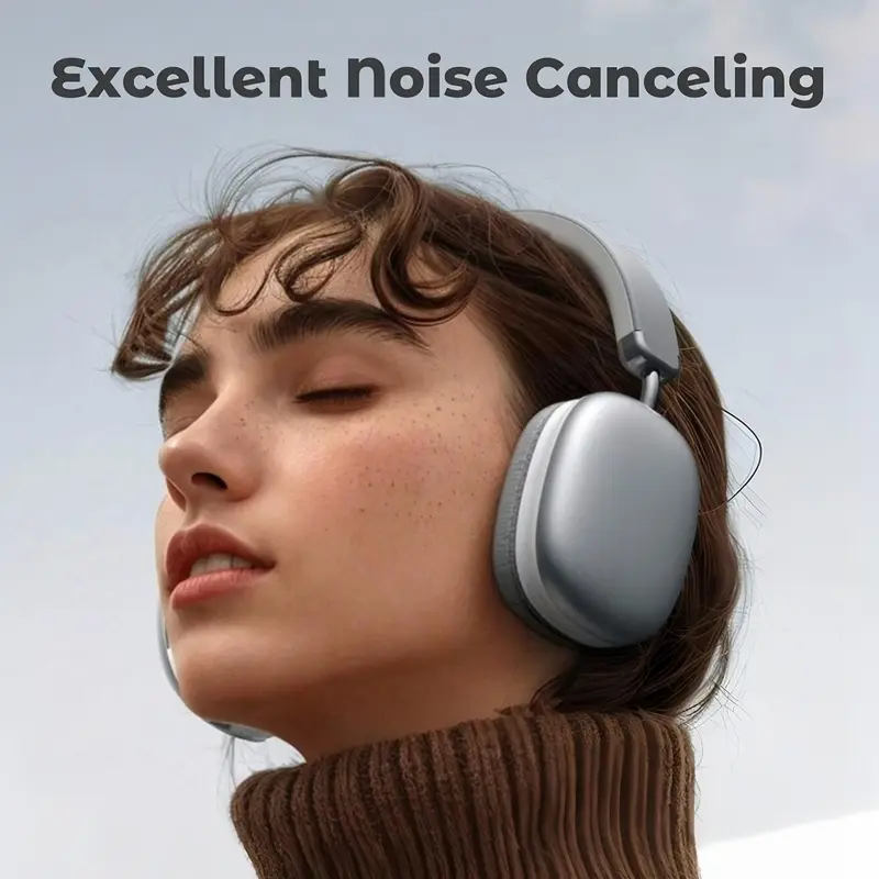 Wireless Headphones, Noise Cancelling Headphone, BT Headset with Built-in Mic, High Quality Headphones for Mobile Phone, PC & Laptop, Electronics, Audio, Electronic, Soft Earpads, Wireless Earbuds 8