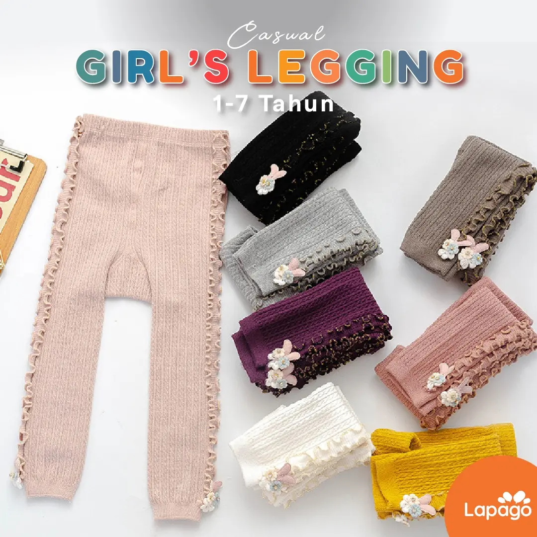 LAPAGO - Legging Celana Anak Perempuan Model usia 1 - 7 Tahun Type CE