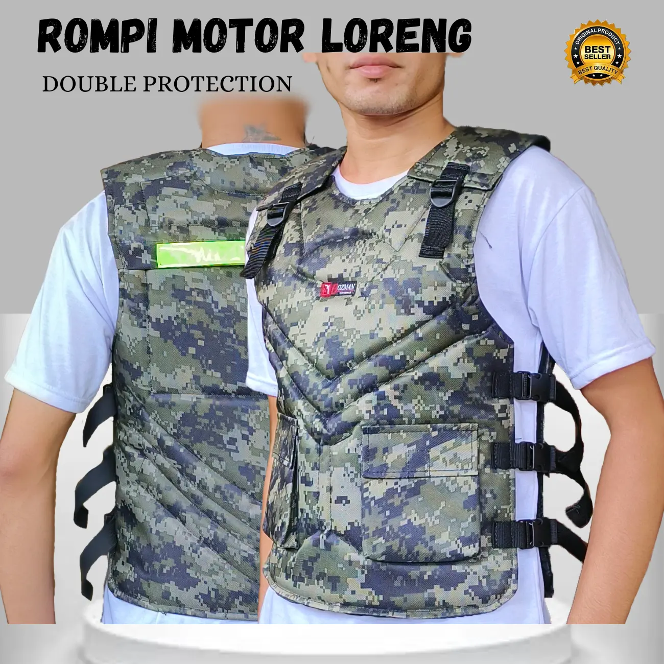 Rompi Motor Loreng Anti Angin Khusus Riders/Bikers Motorcycle - Shop ...