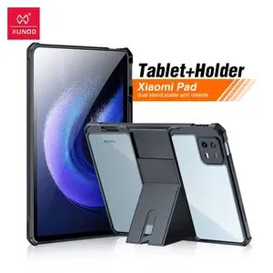 XUNDD Untuk redmi Pad 2 / Pad SE 8.7 / Pad 7 7 Pro / Redmi Pad Pro / POCO Pad 12.1 inch/ Xiaomi Pad 6s Pro 6 6 Pro / pad 5 5 Pro / Pad SE Slim Clear PC / Shock Absorption Soft TPU Edge Bumper Casing