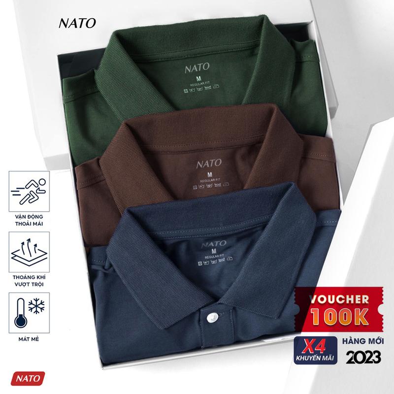 Áo Thun Polo Nam BASIC Vải Cotton Cá Sấu Cao Cấp Chuẩn Đẹp Tay Ngắn Có Cổ Màu Trắng Đen Đỏ Xanh Navy Trơn Họa Tiết NATO Menswear Ngắn Tay Cộc Tay Shirt