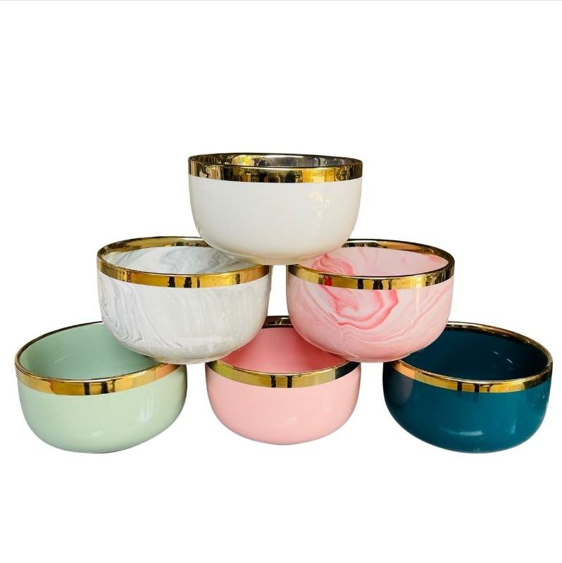 Combo 10 bát ăn cơm sứ tráng men cao cấp nhiều màu. Bộ 10 chén cơm sứ tráng men cao cấp phù hợp với mọi không gian bếp.