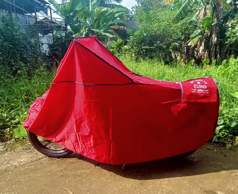 Bạt phủ trùm xe máy Siêu Nhẹ Full Size - Cán PU chống nắng, bụi bẩn - Trùm được tất cả các loại xe máy, tay ga - Giá tốt Phủ Xe bạc trùm xe honda 3