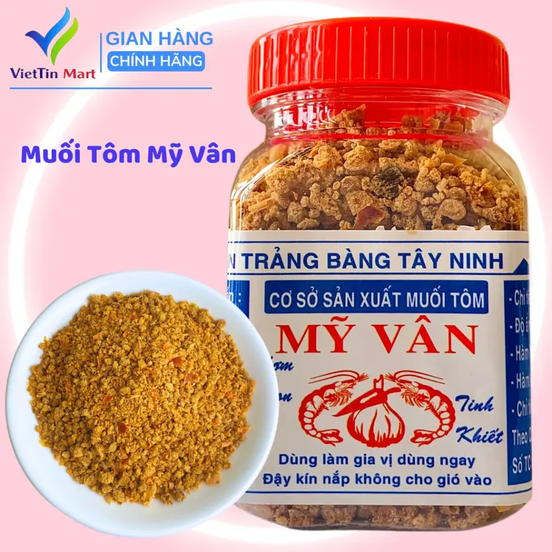 MUỐI TÔM TÂY NINH TRẢNG BÀNG 100G. 0