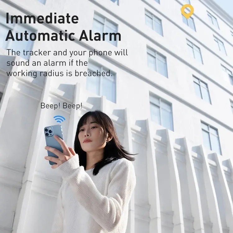 Baseus Intelligent T2 Pro Wireless Tracker Anti Maling Tracking Key Finder Alarm Device Cas Hilang 1