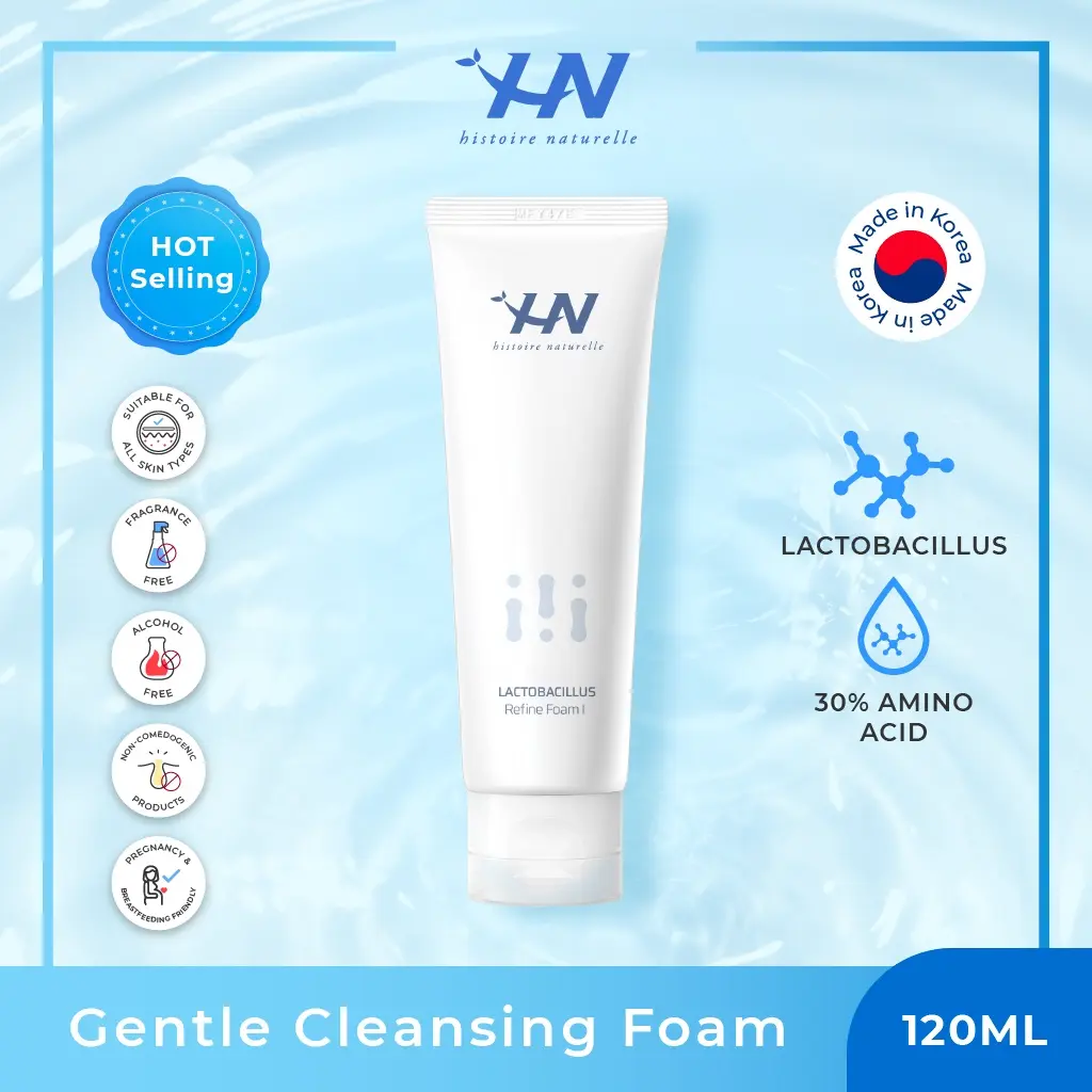 Histoire Naturelle Lactobacillus Refine Foam I (120 ml)