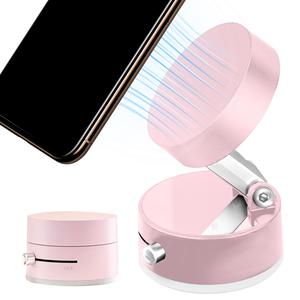 Soporte plegable y giratorio con ventosa magnética, soporte universal de vacío de doble cara, soporte para teléfono móvil para oficina en casa