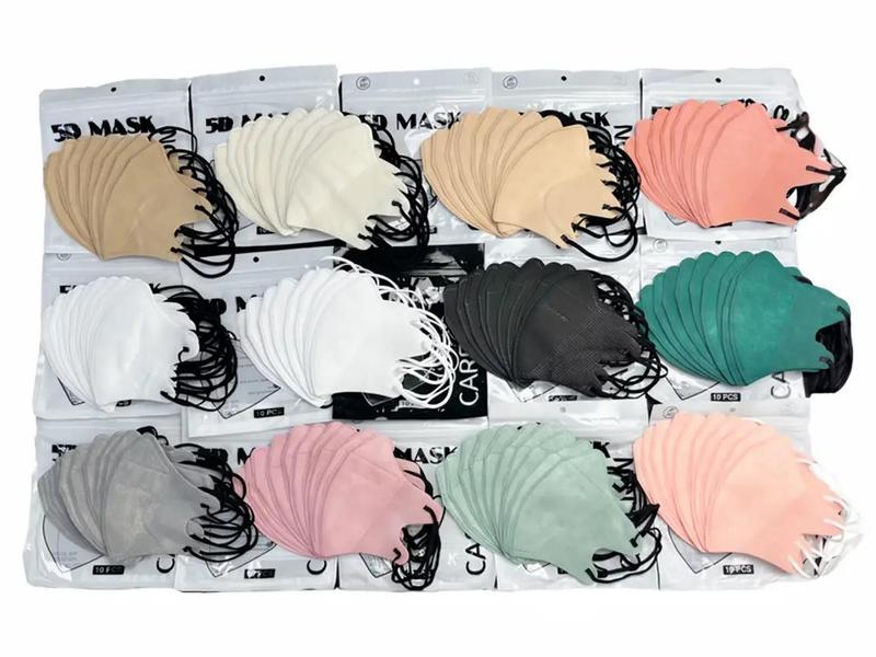 [set 100cái] Khẩu Trang 5D Thái AN PHONG có 13 màu tha hồ lựa chọn màu Phụ Kiện Accessories Voi Móc Khoá