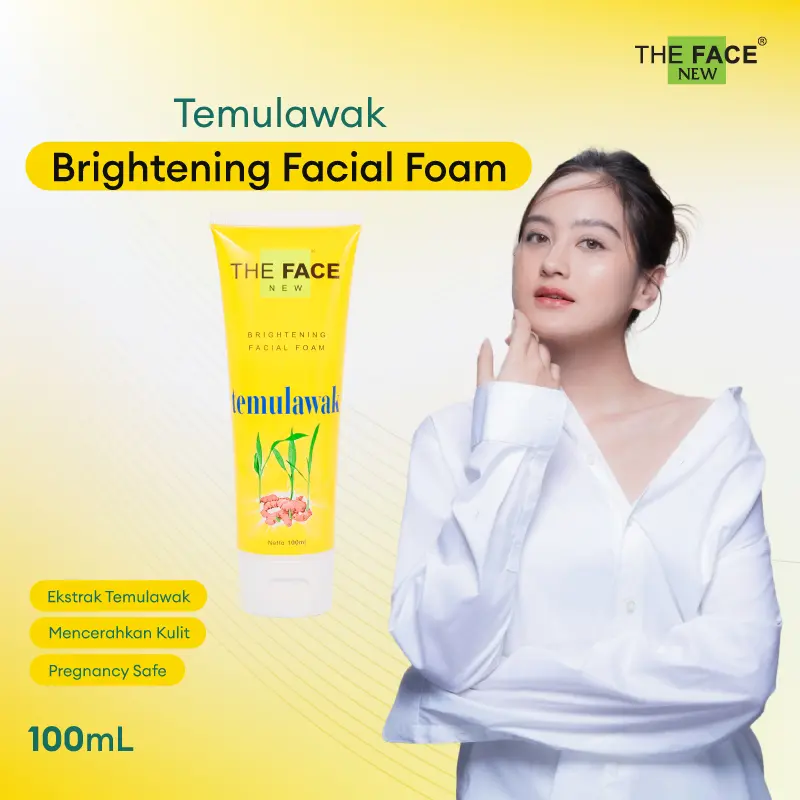 [BPOM] THE FACE Temulawak  Facial Foam 100ml 0