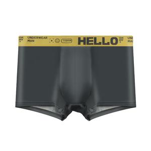 Seluar Dalam Lelaki, Koleksi Musim Bunga, Bahan Sutera Ais, Bahagian Depan Rata, Saiz Besar, Selesa, Borong Menswear