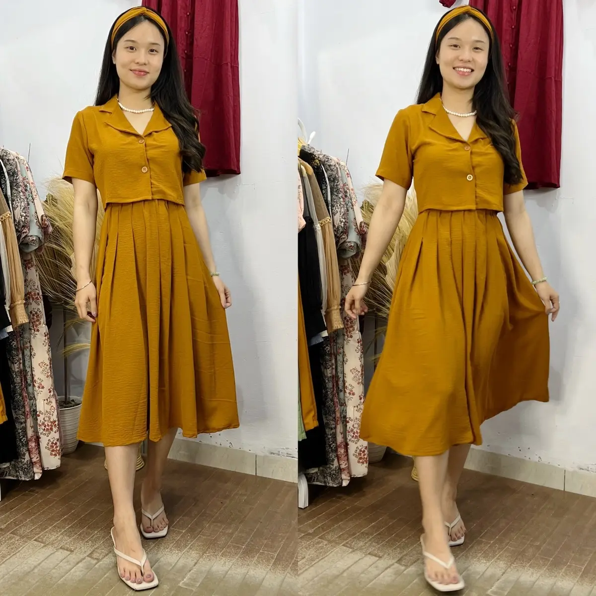 KC - Melisa Set - 3 Size - Top & Skirt - keikoclothing