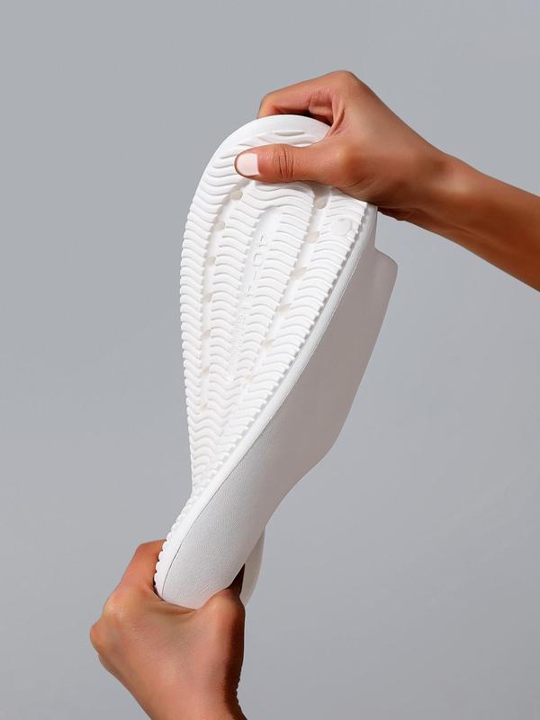 Women's Summer 2024 Fashionable Letter Pattern Slippers, 1 Pair Soft Lightweight Non-slip Home Slippers for Indoor and Outdoor Wear, Perfect Shoes for Women & Men 5