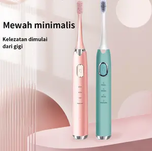 Sikat Gigi Pintar ZHIKE IPX8 Tahan Air Baterai 500MAH Kapasitas Besar Tahan Lama Kepala Sikat Getaran Otomatis Frekuensi Tinggi Pembersihan Dalam Gigi Perawatan Getaran Sonik Pengisian Nirkabel Portabel Kesehatan Mulut