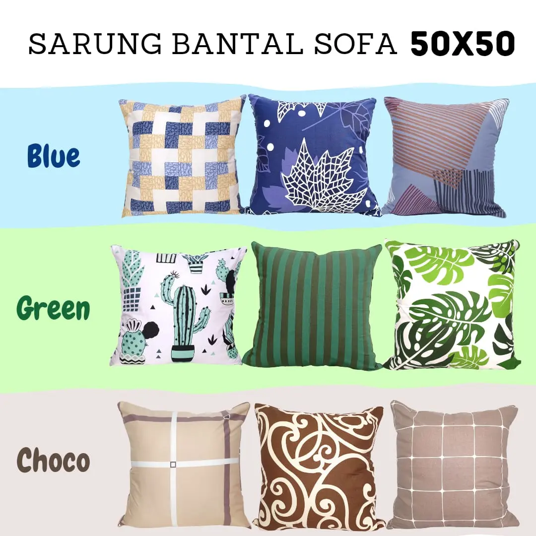 [50x50] Sarung Bantal Sofa Katalog 1