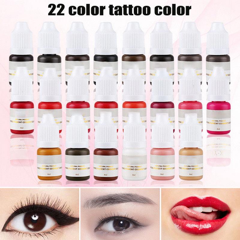 8ml Body Painting Tattoo Ink Semi Permanent Coloring Pigment - TikTok ...