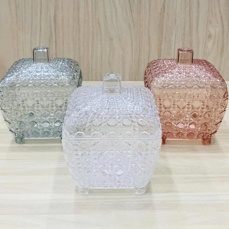 Thố nắp kim cương 0054 - thố đựng kẹo mứt tết Hằng Sao Sáng MÀU SĂC NGẪU NHIÊN