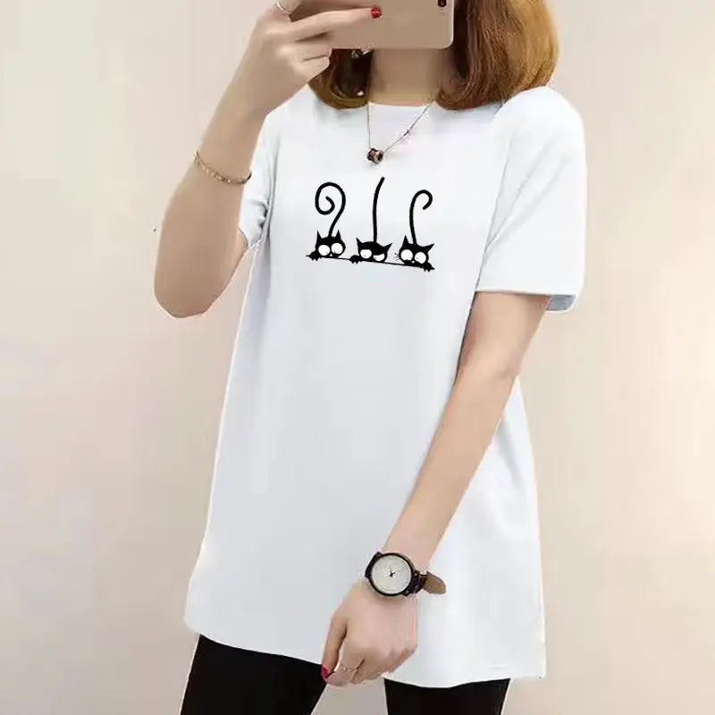 new long t shirt women short sleeve casual long blouse women clothes plus size black top blouse women t shirt