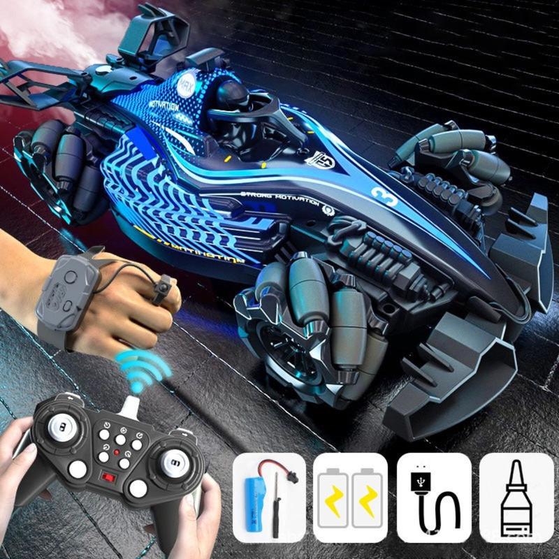 Xe Đua Địa Hình F1 Phun Khói Drift Xoay 360 Độ Có Âm Thanh Ánh Sáng Đa Chưc Năng Di Chuyển Nhiều Hướng Tốc Độ Cao Cho Bé Toy Đồ Chơi Pin Ô Tô