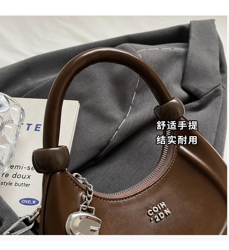 Product Introduction of Túi Lưỡi Liềm, Phong Cách Nam Chio2nd Haili Diary, Da Thật, Túi Xách Mùa Hè Cho Nữ, Túi Đeo Nhỏ Túi Messenger Đeo Vai, Thích Hợp Cho Nữ 10