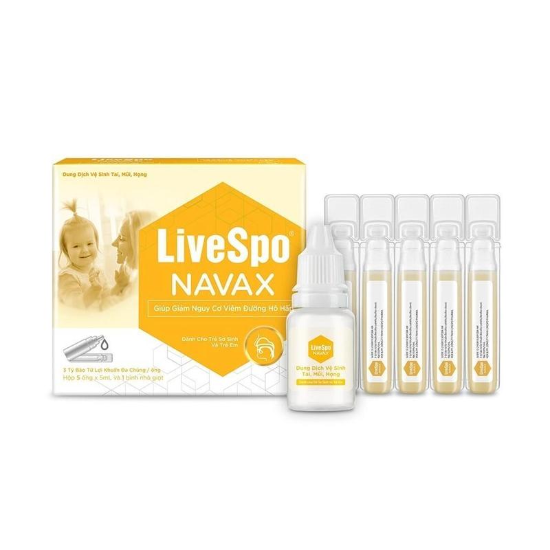 Product Introduction of Dung Dịch Vệ Sinh Tai Mũi Họng Livespo Navax Kids Giúp Giảm Sổ Mũi Cho Trẻ Sơ Sinh (Hộp 5 Ống) - Chính hãng 22
