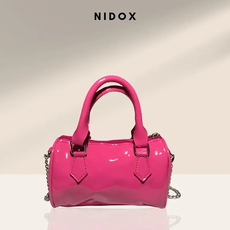 Nidox - Tas Selempang Wanita Barbie Jelly Glossy Handbag Wanita Barbie 2