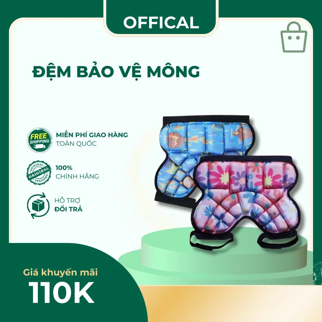Đệm mông patin  bảo vệ an toàn cho bé trượt patin