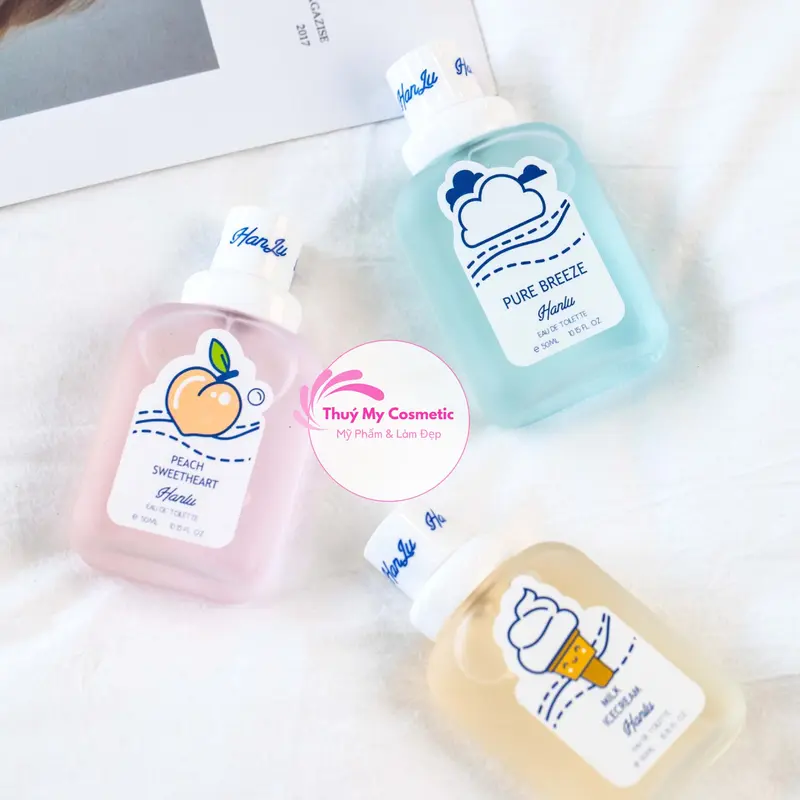 Nuoc hoa em bé Hanlun 50ml Tránh Muỗi Đốt Tránh Côn Trùng, Nước Hoa Cho Bé Hương Thơm Trái Cây Nhẹ Nhàng Lưu Hương 4-6 Giờ 5