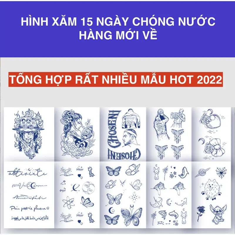 Hình xăm 15 ngày MẪU MỚI HOT 0