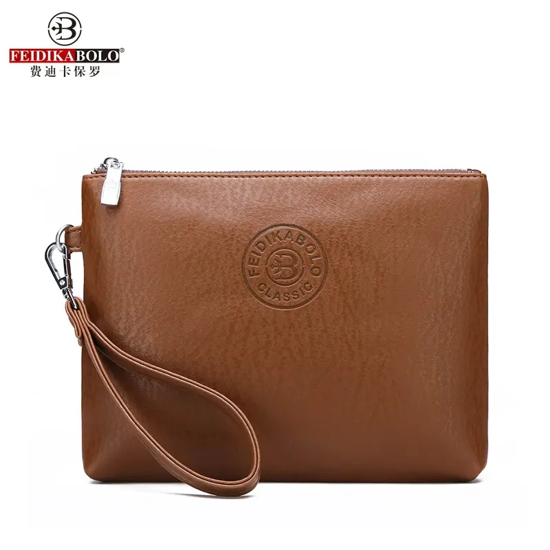 Túi Cầm Tay Nam Cao Cấp Mẫu Mới 2025 Thiết Kế Clutch Cải Tiến Chất Liệu Da PU Mềm Mại Không Nhăn Sức Chứa Lớn Đa Năng Tích Hợp Ngăn Đựng Ví Chuyên Dụng 2 Ngăn Điện Thoại Di Động Phong Cách Thường Ngày Sang Trọng Phù Hợp Sự Kiện Du Lịch Công Sở Đa HoànCảnh 7
