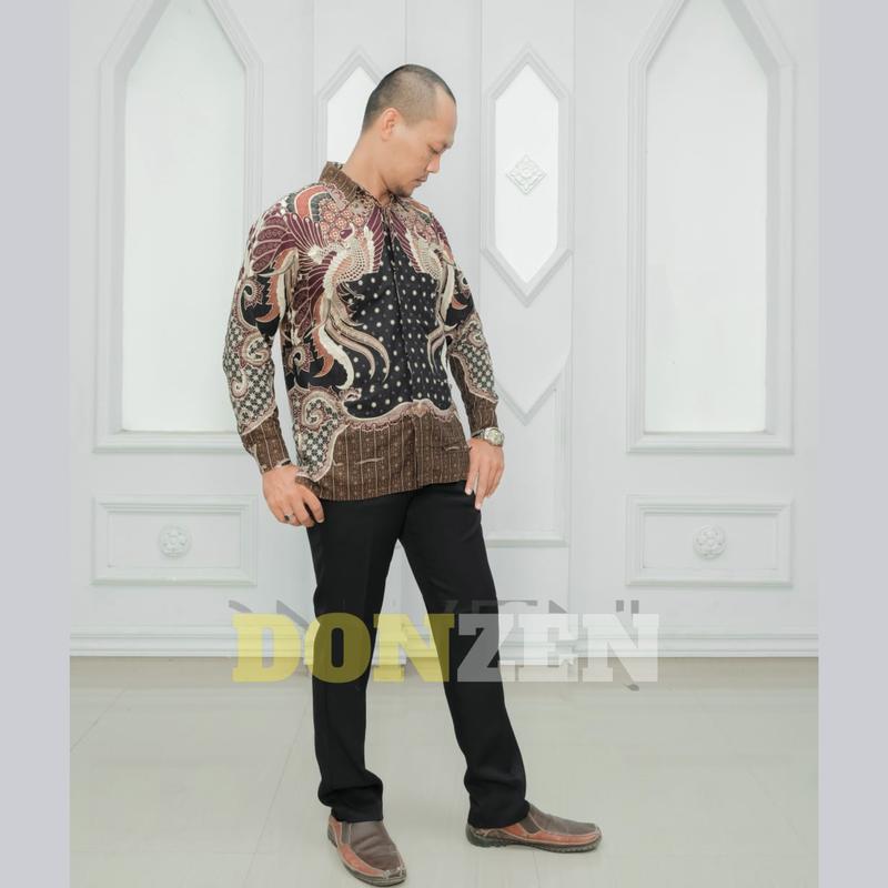 Celana Formal Pria Slim Fit Premium Quality DONZEN Model Elegan - Hitam Abu Tua Abu Muda Kantong Nyaman 5