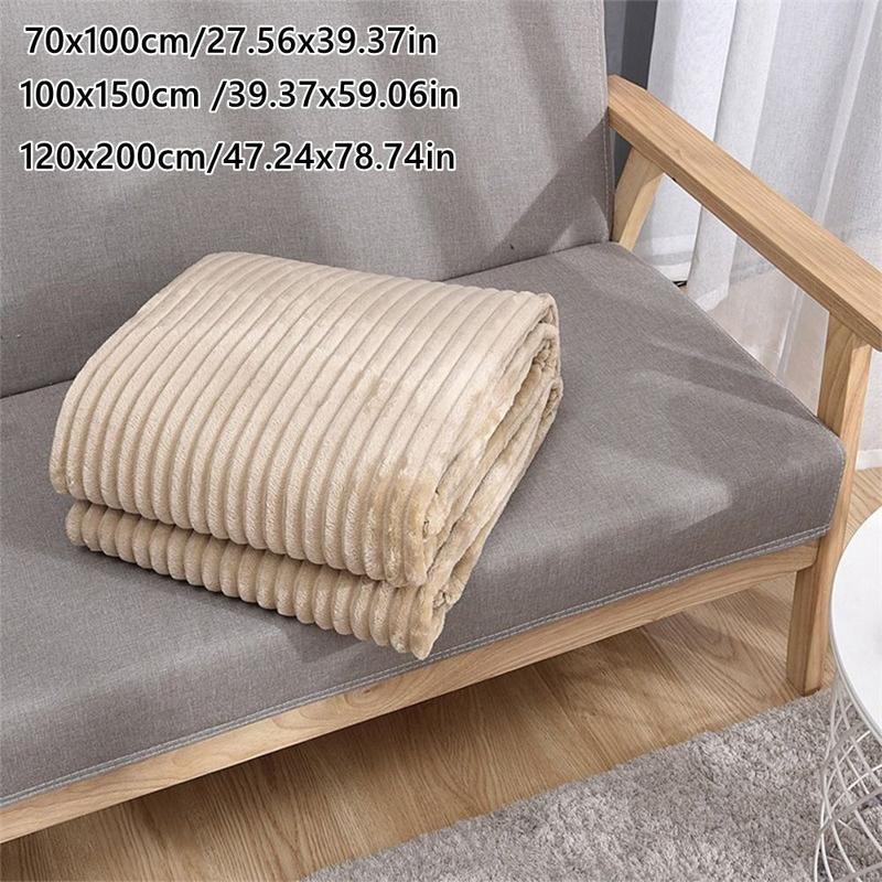 New Double Sided Warm Blanket Warm Skin-Friendly Conditioning Quilt Breathable Ultra Soft Throw Blanket Home Office 2