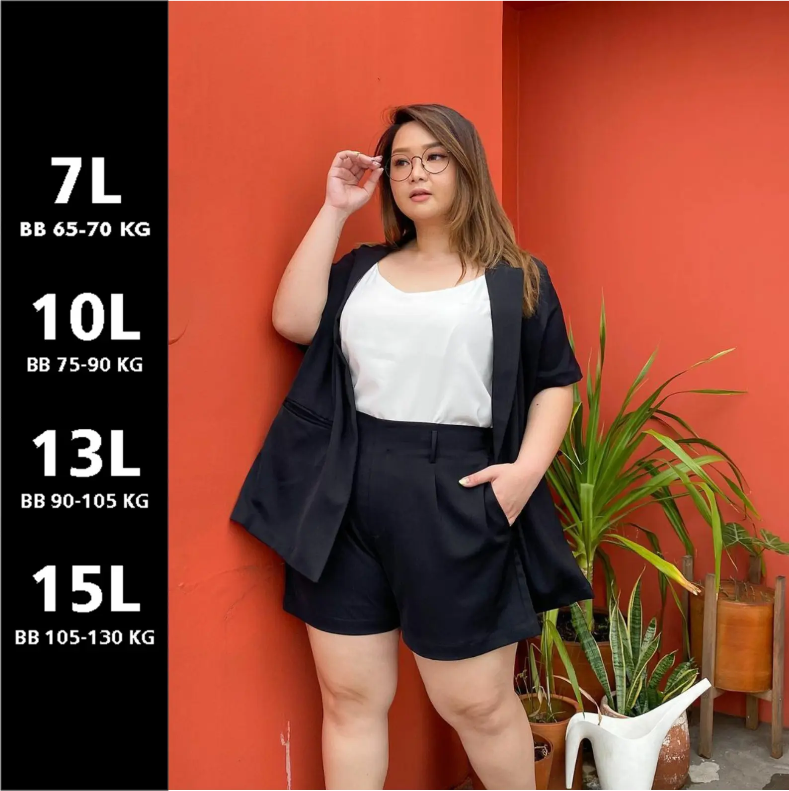 Hotpants Plus Size - Celana Pendek Jumbo - Korean Style Hotpants