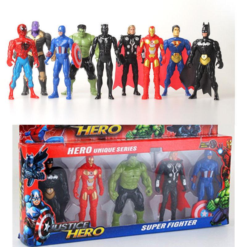 Product Introduction of Mô hình hộp quà tặng Người Sắt Hulk Người Nhện Kẻ giết người báo thù hoạt hình làm bằng tay có thể di chuyển phát sáng Đồ chơi trẻ em 17