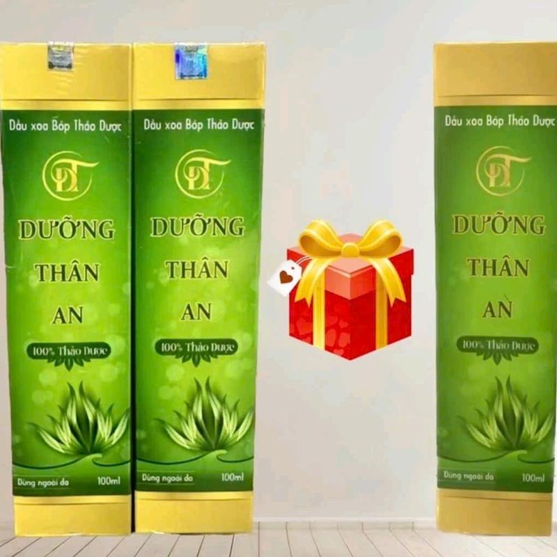 Dầu xoa bóp dưỡng thân an 100ml (2 chai tặng 1 chai) dầu massage 2