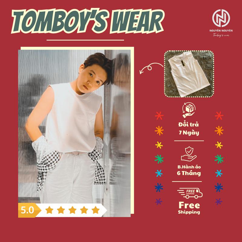 Áo Tanktop Lót Nịt Ngực Tròng Cố Định Ngực Tanktop Tomboy Thể Thao Nữ Form Rộng Tập Gym Chống Sốc Nguyễn Nguyên
