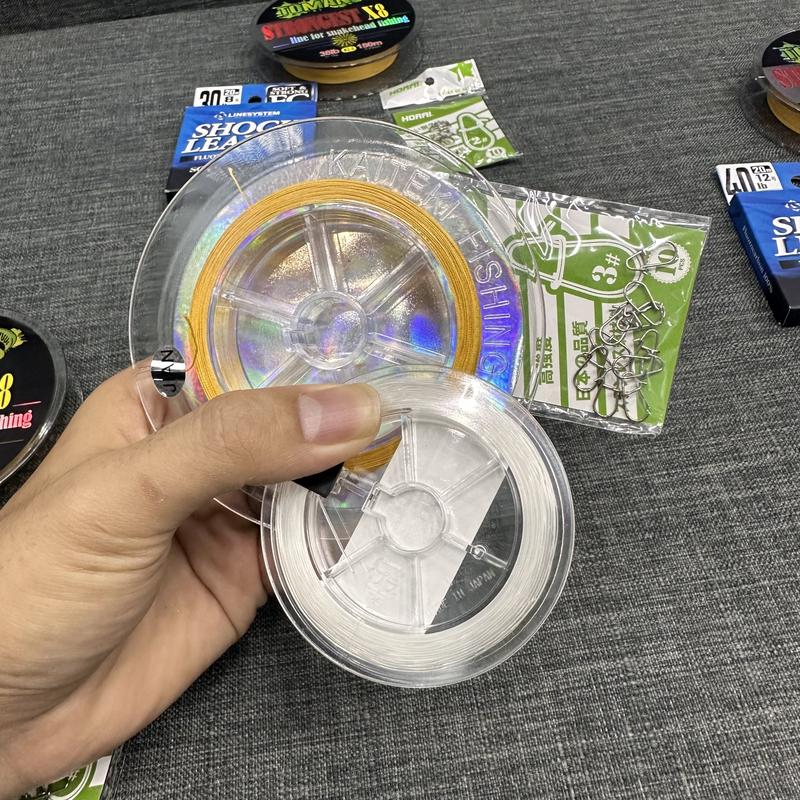Product Introduction of BỘ SẢN PHẨM PHỤ KIỆN CÂU LURE CƠ BẢN - DÂY DÙ TOMAN , LEADER NHẬT, KHÓA LINK SNAP HORAI Đi Câu Fishing Bắt Cá Câu Cá 8