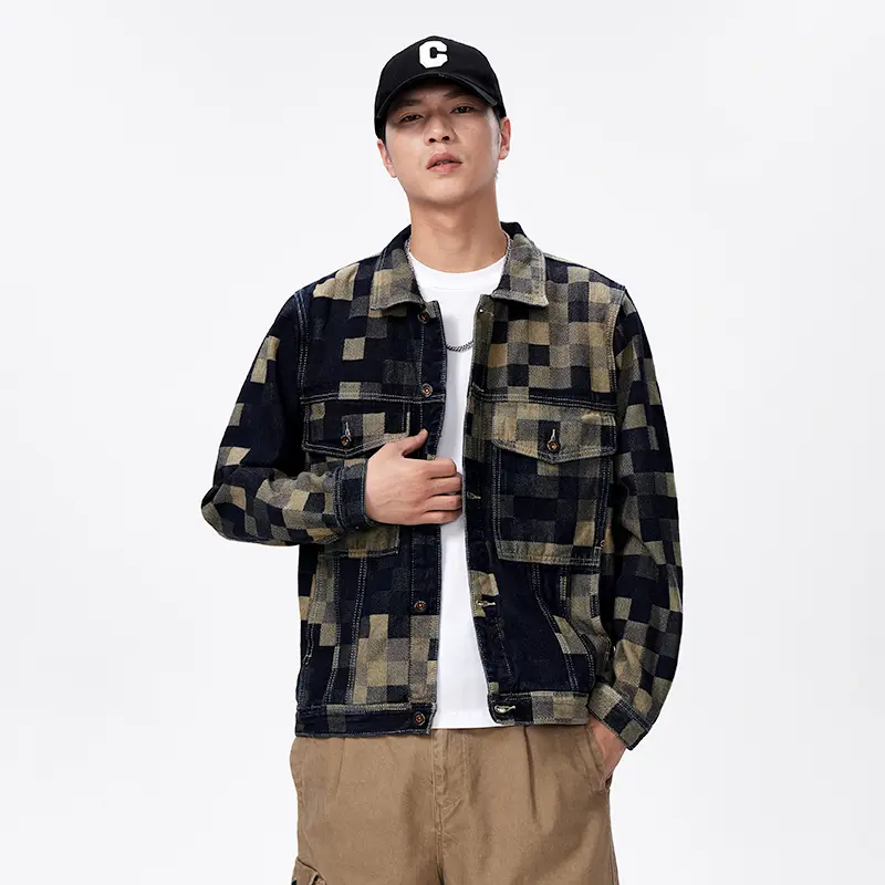 Premium Mens Wear Denim Jacket Casual Classic 069 Menswear Stylish