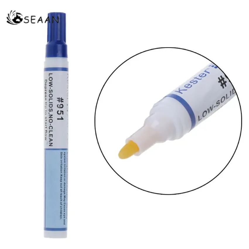 951 10ml Soldering Rosin Flux Pen Low-Solids Non-Clean For Solar Cell Panel DIY