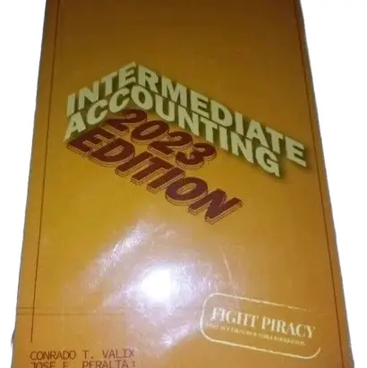 Intermediate Accounting volume 1 2023 by Valix
