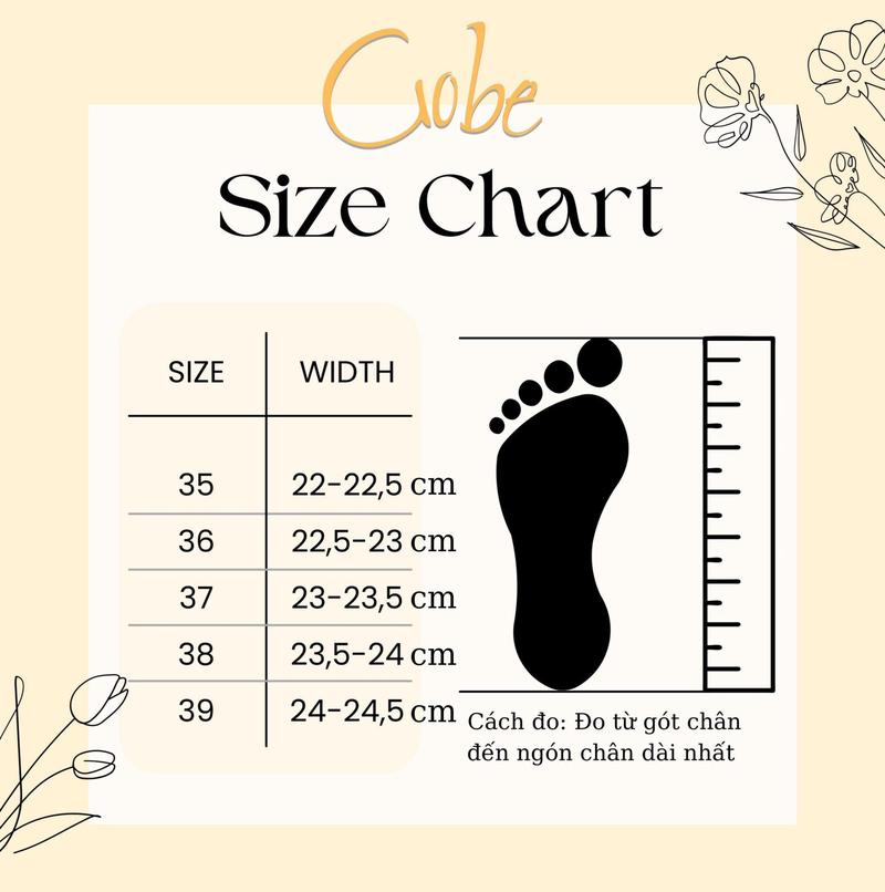 Product Introduction of Giày lười gót thấp khắc thắt lưng khóa  - C156 -[ GOBE SHOES ] - Màu Kem và Đen 10