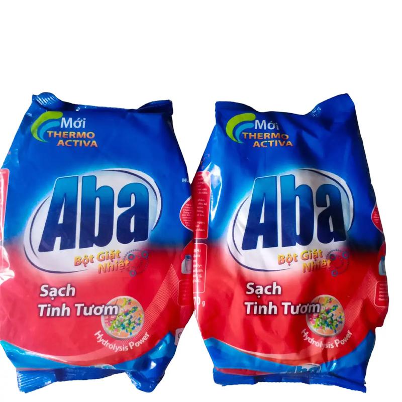 Combo 2 túi bột giặt ABa bột giặt nhiệt sạch tinh tươm 770g×2