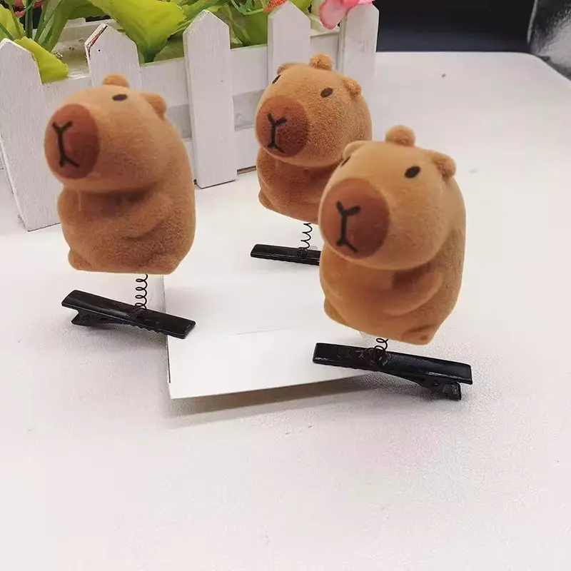 Kẹp Tóc, Kapibala, Phụ Kiện Tóc Hoạt Hình, Dễ Thương Và Vui Nhộn, Kẹp Nhỏ Thiết Kế Mùa Xuân Mới, Hình Ảnh Hoạt Hình Vịt