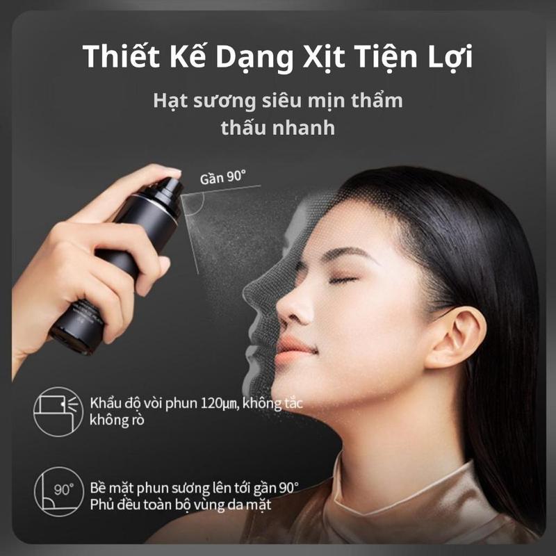 Xịt Khoá Nền Cố Định Lớp Trang Điểm Dưỡng Ẩm Tiện Lợi Xịt Khóa Makup Kiềm Dầu Lâu Trôi Căng Bóng Cosmetic Nữ Women Mỹ Phẩm 2
