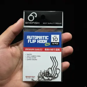 MATA KAIL PANCING BREFISH AUTOMATIC FLIP HOOK ISI 10PCS ANTI MOCEL