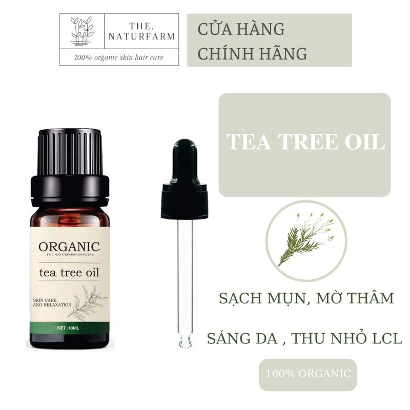 Tinh dầu tràm trà nguyên chất Naturfarm 10ML [ Tea Tree Oil ] 1